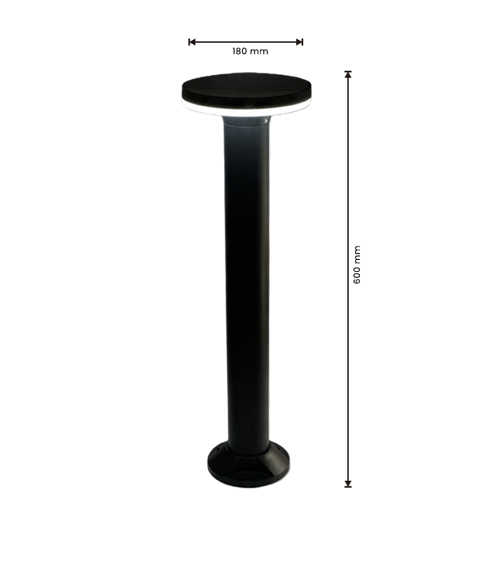 Pro - Bolard - RC- B - 100 - 60w - Dim